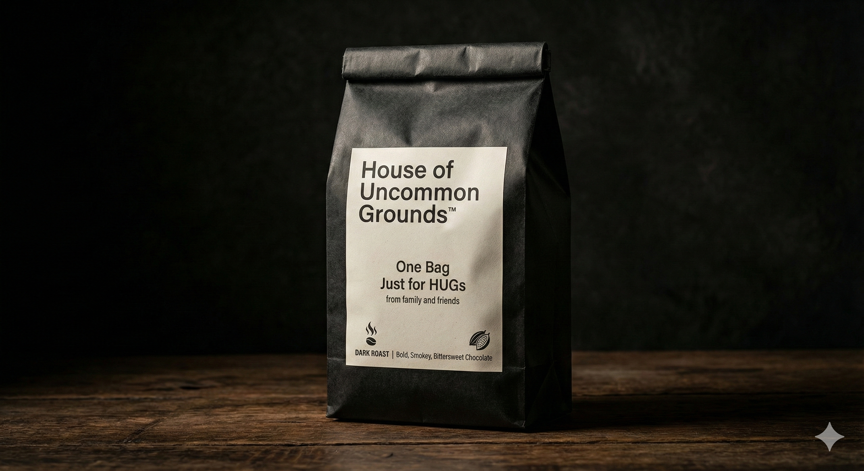 House of Uncommon Grounds Dark Roast coffee